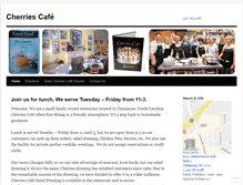 Tablet Screenshot of cherriescafe.com